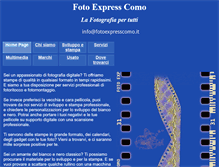 Tablet Screenshot of fotoexpresscomo.it